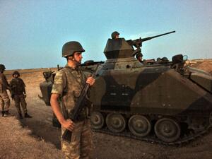 Turkish troops on Syrian grounds (AFP/File Photo)