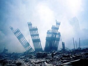 The rubble of the World Trade Center smouldering following the collapse of the towers (AFP/File Photo)