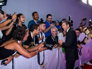 Patrick Dempsey at the El Gouna Film Festival. (Source: AFP)