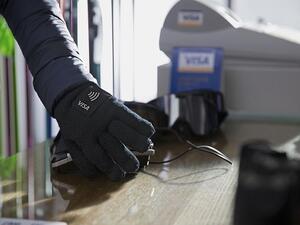 Wow! Fans and athletes will enjoy the convenience of Visa payment-enabled gloves. 