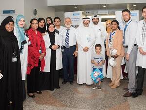 الافتتاح الرسمي للجلسات التعليمية السيد علي الخاطر البروفيسور آدم كيرنز و الدكتورة موزه آل إسحاق.