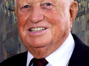 An undated handout picture released by the Jordanian Royal Palace shows retired Colonel Walter Percy Gardiner, the British grandfather of Jordan's King Abdullah II. Gardiner died on December 1, 2010 at his Amman home, a family friend said