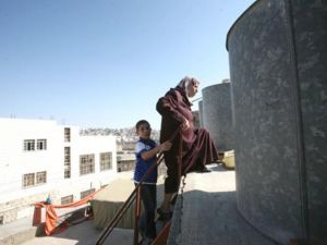 Home-grown food projects like rooftop gardens, and raising rabbits and chickens on the roof help combat the severe poverty of Gaza's 80 percent food-aid dependent population