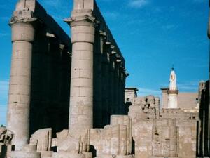 The temple of Luxor: no place for Naomi Campbell.
