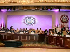 Doha's Arab summit will host Ex Syrian opposition chief Moaz al-Khatib (AFP PHOTO/STR)