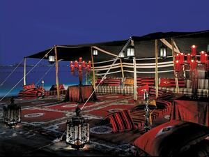 Bedouin-inspired tents are  a feature of luxury desert-safaris.   (Four Seasons/Peter Vitale)