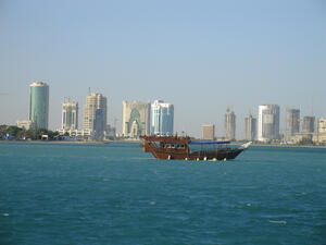 Doha, capital of Qatar (Wikimedia Commons)