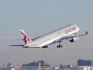 Qatar Airways A350. (AFP)