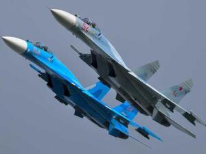 مقاتلتان روسيتان من طراز سوخوي-30 إس إم