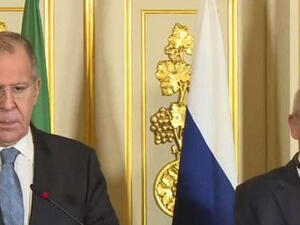 لافروف خلال مؤتمر صحفي اليوم السبت في لشبونة