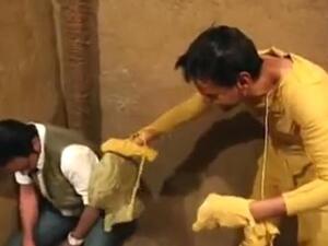 محمد رجب في برنامج رامز عنخ امون.