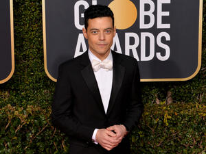 Rami Malek's name and his film made it to four out of five of Twitter’s ‘Golden Globes Top Social Moments’ lists (Source: Featureflash Photo Agency - Shutterstock)