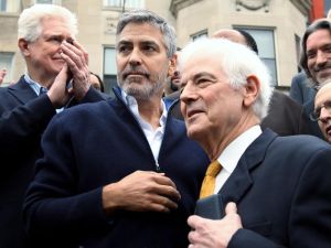 George Clooney and his father, Nick, have been active supporters of the issues in South Sudan for years.