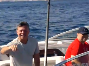 A video of still of HM King Abdullah.  