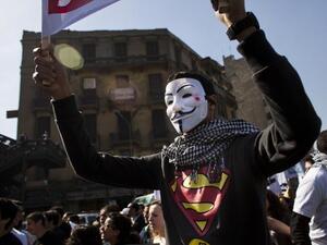 With their 'V for Vendetta' masks, these anti-establishments movements are growing all over the Middle East.
