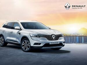 Renault Koleos captures everyone's attention with an athletic profile, robust front end, roomy seats, taut lines underscored with chrome, and C-Shape LED Daytime Running Lights.