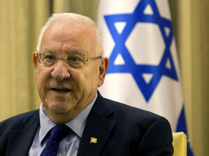 Palestinian and foreign activists rallied against the Israeli President Reuben Rivlin's visit to Hebron Monday to inaugurate a museum in an Israeli settlement. (AFP/File) 