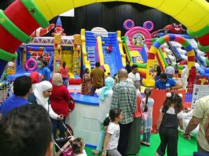 Rides that promote physical well-being at Modhesh World