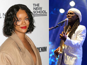 Nile Rodgers is yet to pluck up the courage to invite the 'Wild Thoughts' singer to his studio because every time he tries he freaks out and goes into "fanboy" mode. (Source: JStone - Christian Bertrand - Shutterstock)