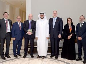 حضر الاجتماع راشد عبيد جمعة الليم, جون فلانيري, أليكس ديميتريف، نبيل حبايب,  داليا المثنى وغسان برغوت.