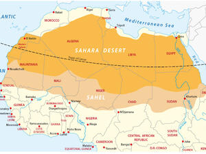 The five Sahel states are Mauritania, Burkina Faso, Chad, Mali and Niger. (Shutterstock)