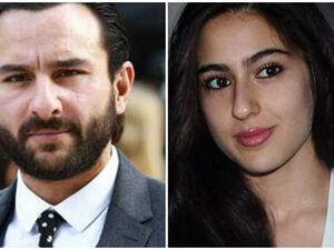 سارة علي خان ووالدها النجم الهندي سيف علي خان