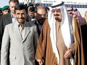 Ahmadinejad and Saudi King 