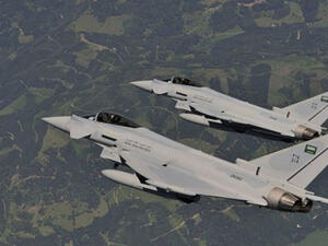 مقاتلتان سعوديتان تشاركان بعاصفة الحزم