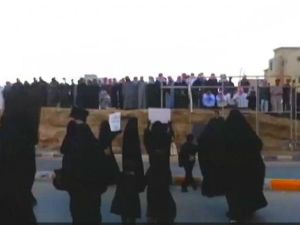المعتقلات تظاهرن أمام ديوان مظالم