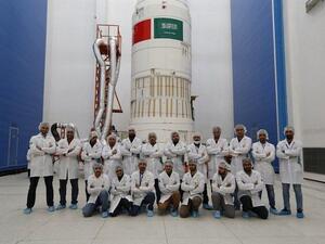 The two earth-observation satellites were developed by the King Abdulaziz City for Science and Technology. (SPA)