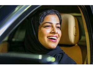 Scores of women drivers drove along busy Tahlia thoroughfare and other streets in the capital Riyadh. (Khaleej Times)
