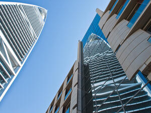 Al Faisaliyah Tower in the business district of Riyadh. (Shutterstock)