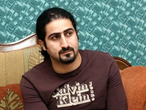 Omar bin Laden, a son of Osama bin Laden, in his apartment in Al-Rahad city, near Cairo. (AFP/File) 