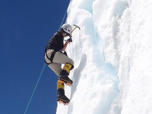 Raha Moharrak, first Saudi Everest climber. (File photo)