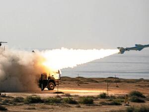 Saudi forces intercept and destroys ballistic missile fired by Houthi rebels towards Jazan. (AFP/ File)