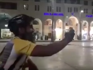 Their journey took them through the UK, France, Germany, Switzerland, Liechtenstein, Italy, Greece and Egypt. (Twitter) 