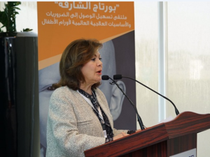 سوسن جعفر، رئيس مجلس إدارة جمعية أصدقاء مرضى السرطان

