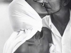 David Bowie and Iman. (Instagram / Iman)