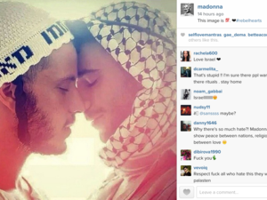 The controversial image posted by Madonna on Instagram. (Instagram)