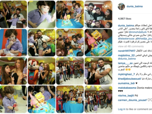 A collage of Kay's birthday pictures courtesy of Dounia. (Instagram)