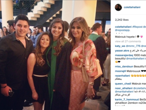 Marita with her family on her graduation day. (Instagram)
