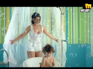 Haifa Wehbe in her music video "Kiss It Better." (YouTube)