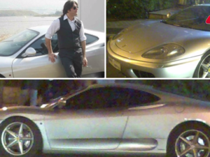 Wael Kfoury has a big collection of fancy cars in his garage. (YouTube)