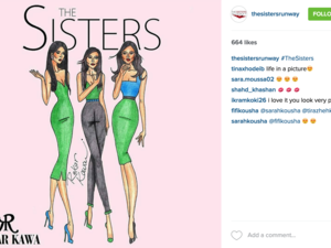 The Lebanese Kardashians launch their own fashion store on Instagram. (Instagram)