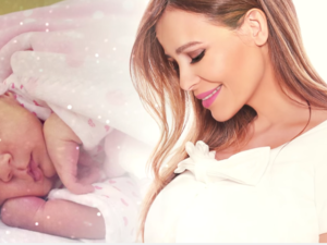Carole Samaha reveals the first pictures of her newborn Tala. (YouTube)