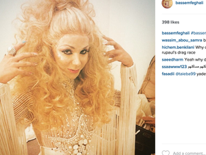 Celebrity impersonator Bassem Feghali didn't remove a post that offended his Muslim followers on Instagram. ()