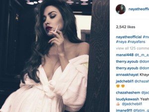 Naya is one of the most controversial celebs in the Arab world. (Instagram)
