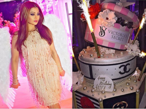 Lebanese diva Haifa Wehbe celebrated her birthday with friends in a fabulous birthday party. (Instagram)