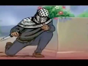 A screenshot of Hamas's message on Israel TV's Channel 2.