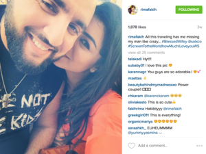 Rima with her fiancee Wassim Salibi. (Instagram)